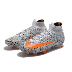 Zapatos Nike Mercurial Superfly 7 CR7 Elite DF FG -Negro Blanco Naranja_4.jpg